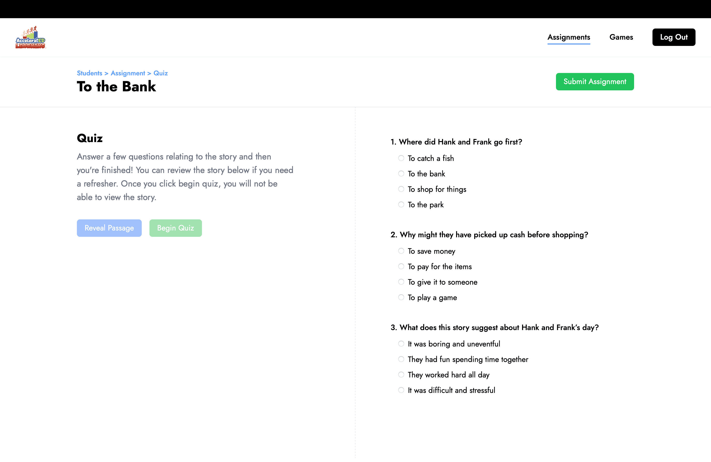Quiz Step